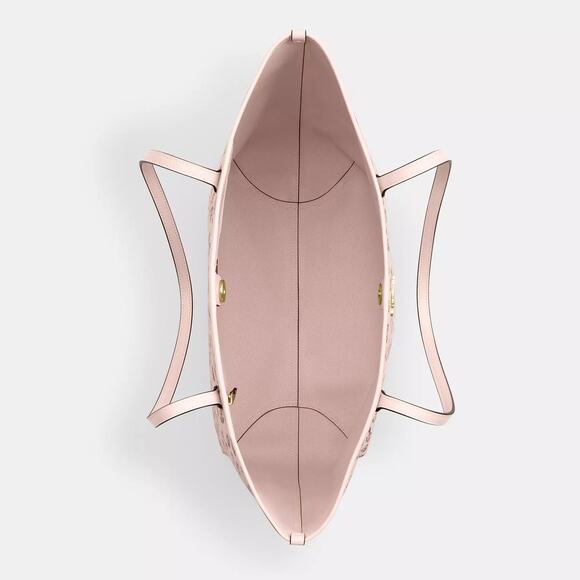 Coach Pink rosette city tote Bag - Picture 3 of 11